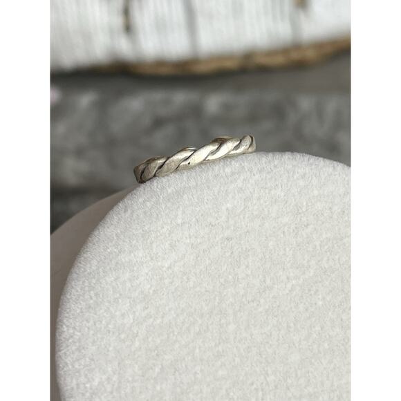 Sterling Silver Native Style Bumblebee Jasper 3 Stone Band Ring Southwest Cigar - Picture 10 of 13